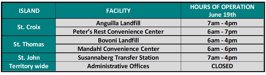 Juneteeth Schedule